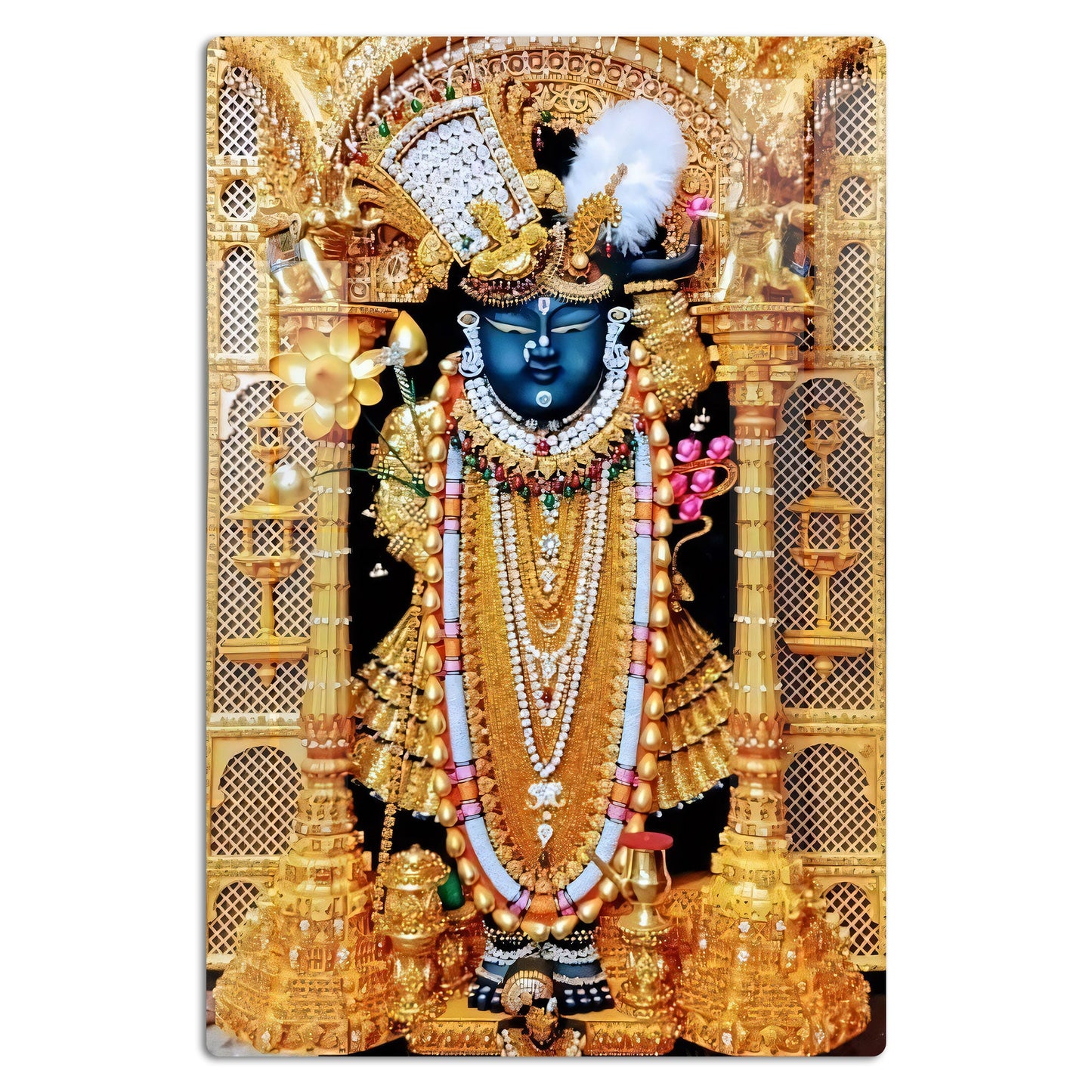 Giriraj Prabhu Wall Art: A Divine and Inspiring Piece