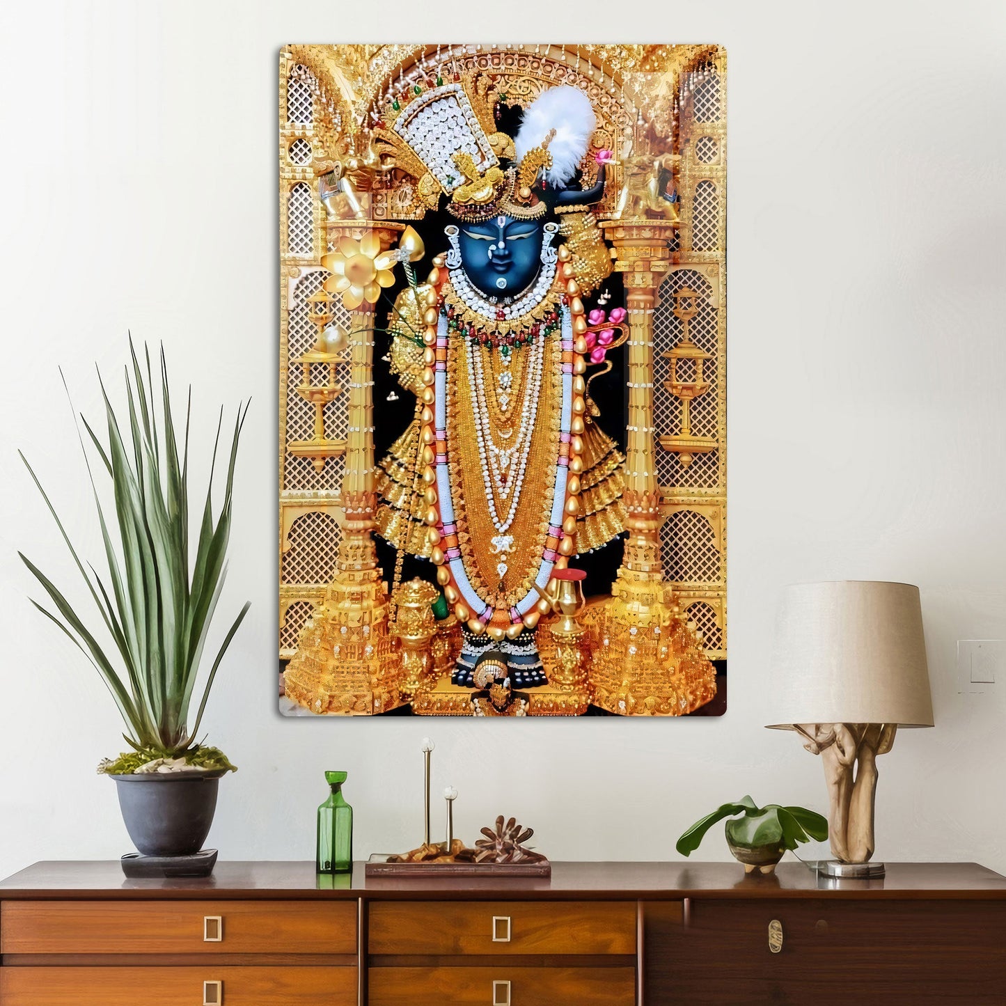 Giriraj Prabhu Wall Art: A Divine and Inspiring Piece