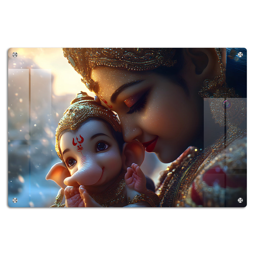 Bal Ganesha Wall Art: A Divine and Inspiring Piece