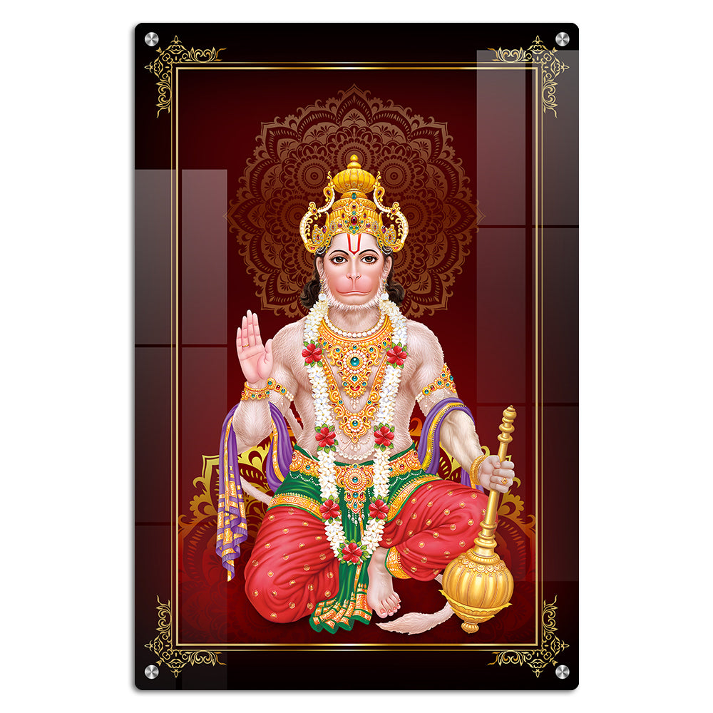 Bajrang Bali Wall Art: A Powerful and Inspiring Piece