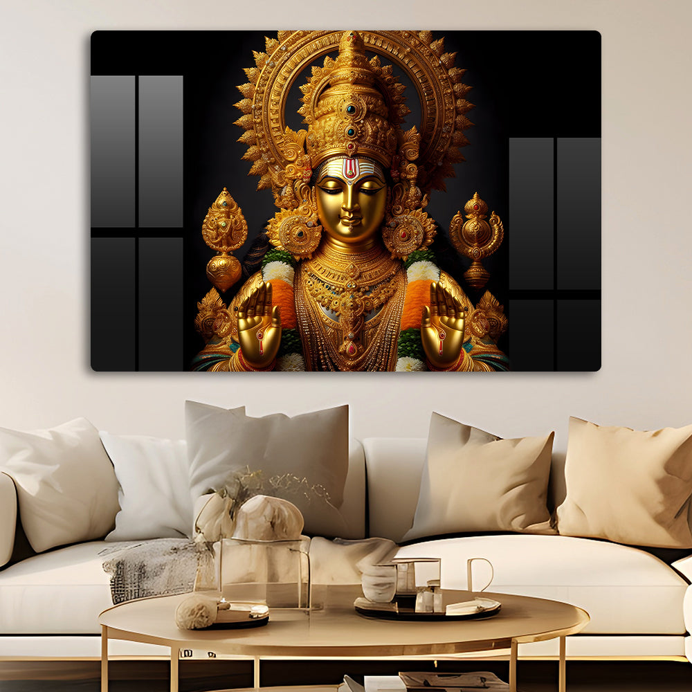 Balaji Golden Wall Art: A Divine and Inspiring Piece