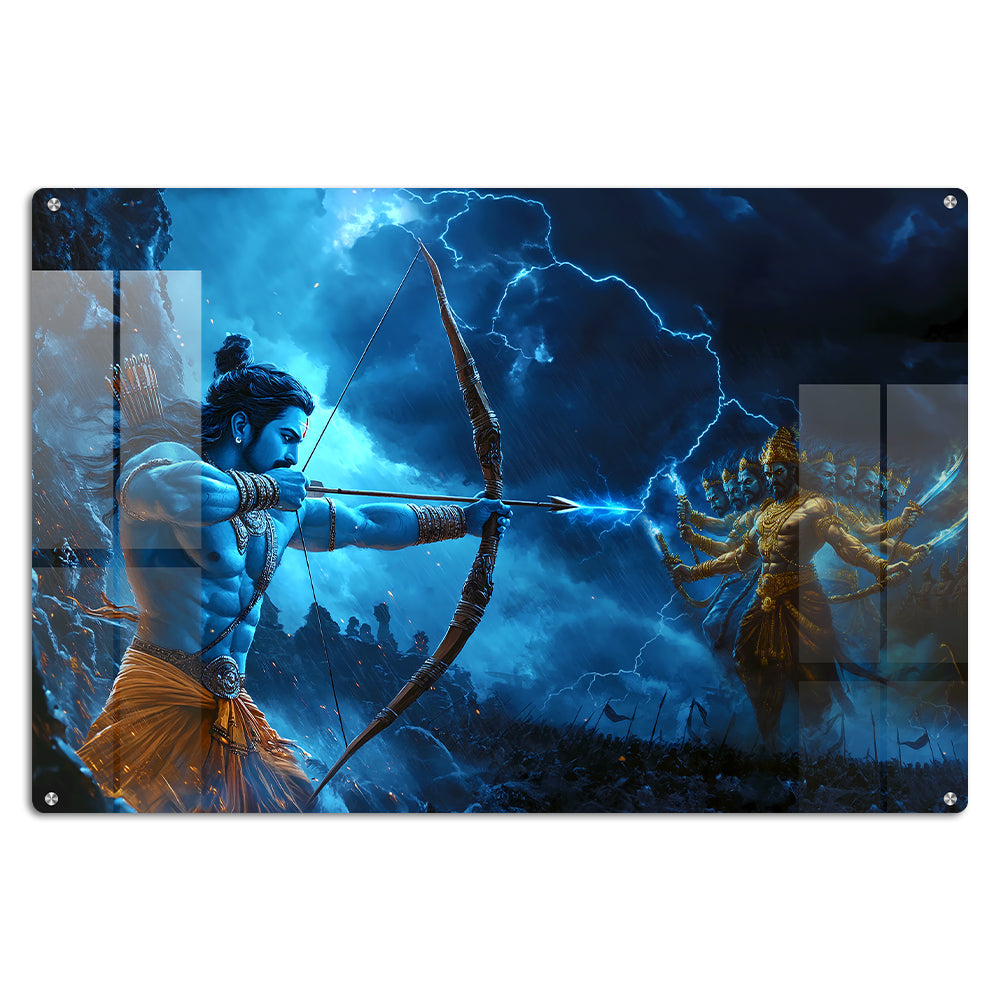 Dussehra Vijayadashami Rama Ravana Wall Decor: A Celebration of Good Over Evil