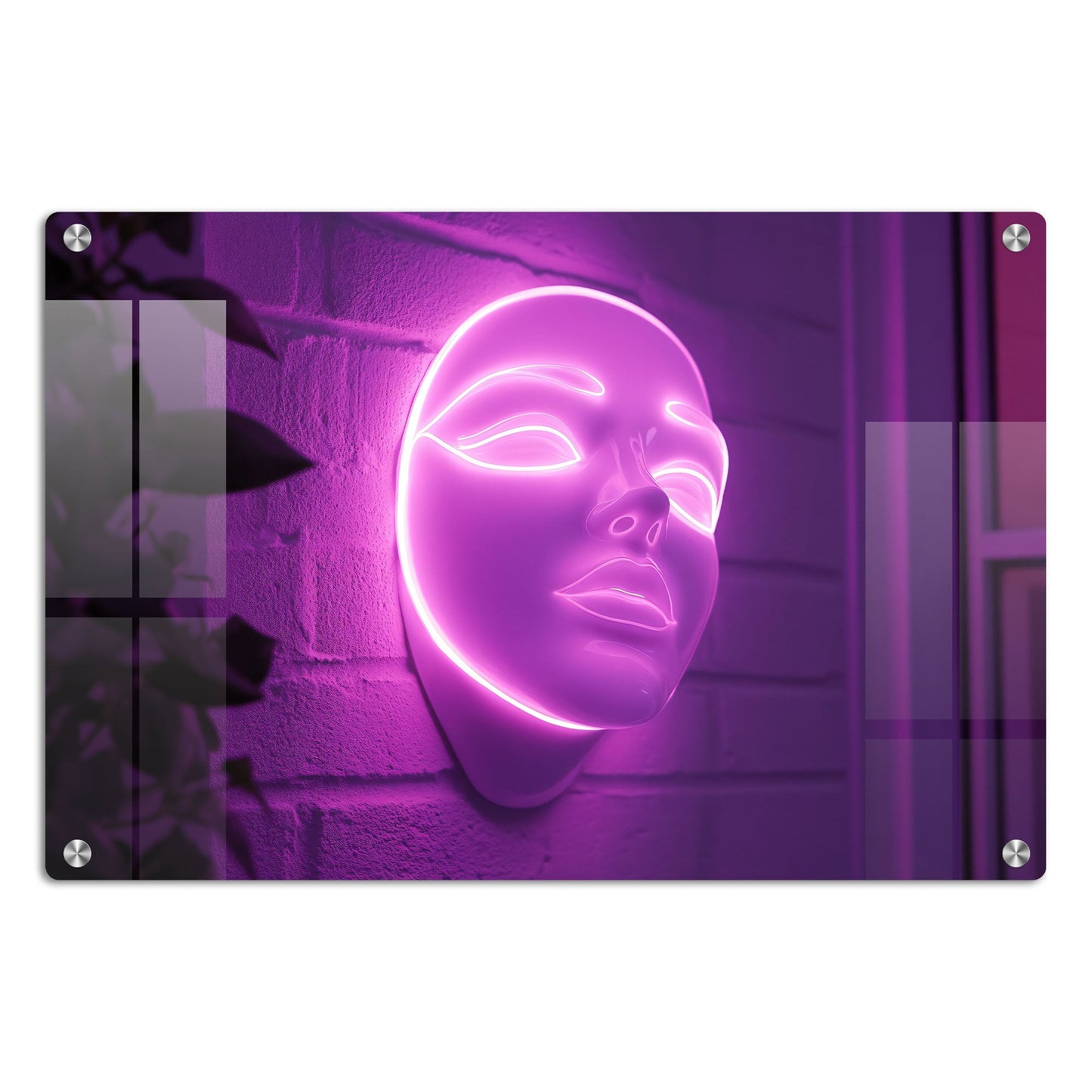 Abstract Face on Wall Art: A Modern and Intriguing Piece