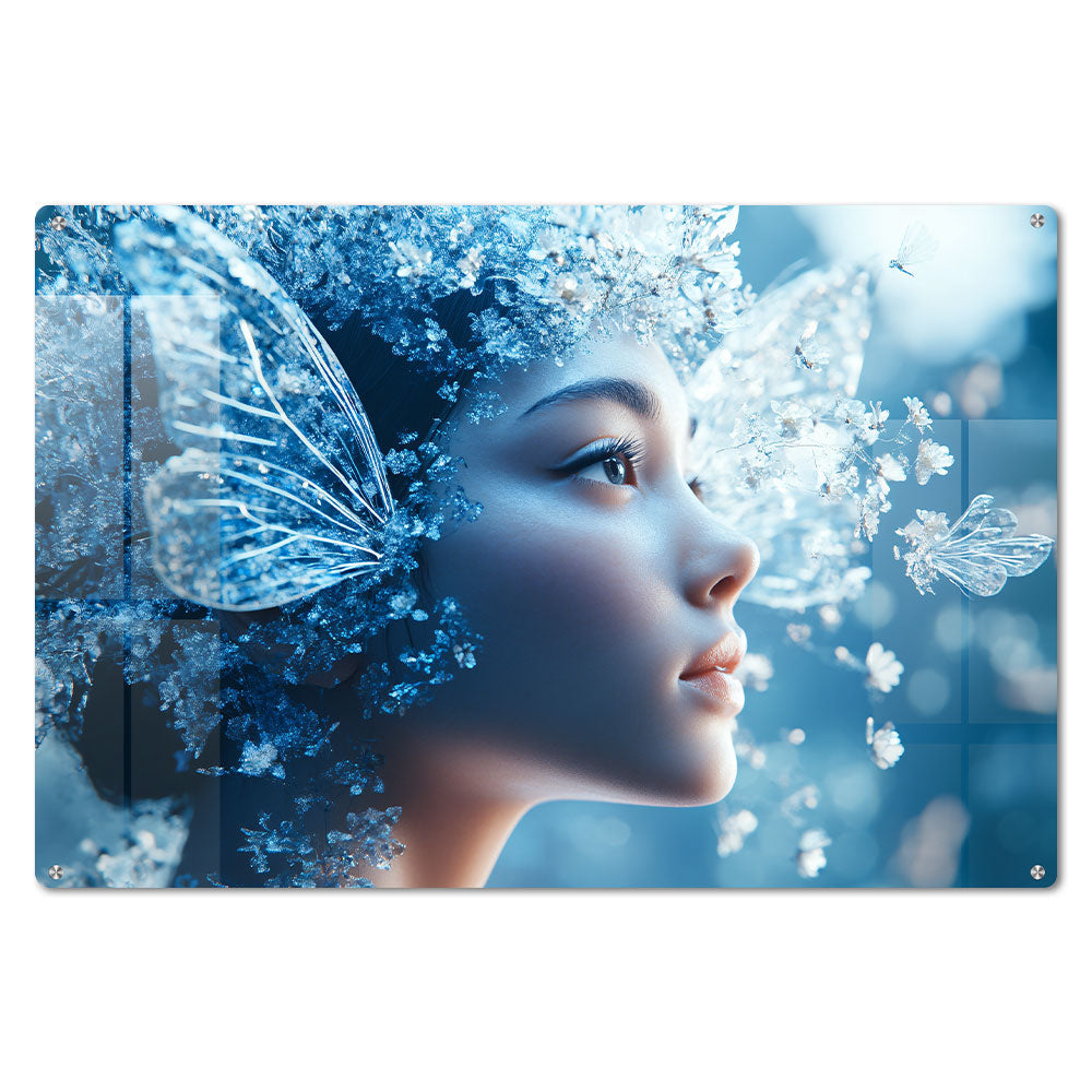 Abstract Fairy Wall Art: A Whimsical and Magical Piece