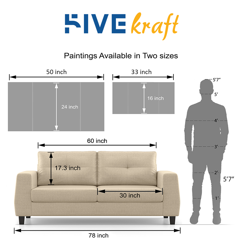 Uniqe Acrylic Krishna & Peacock 3 Piece Set Wall Art for Room Decor, Office, Temple, Prayer Room and Drawing Room