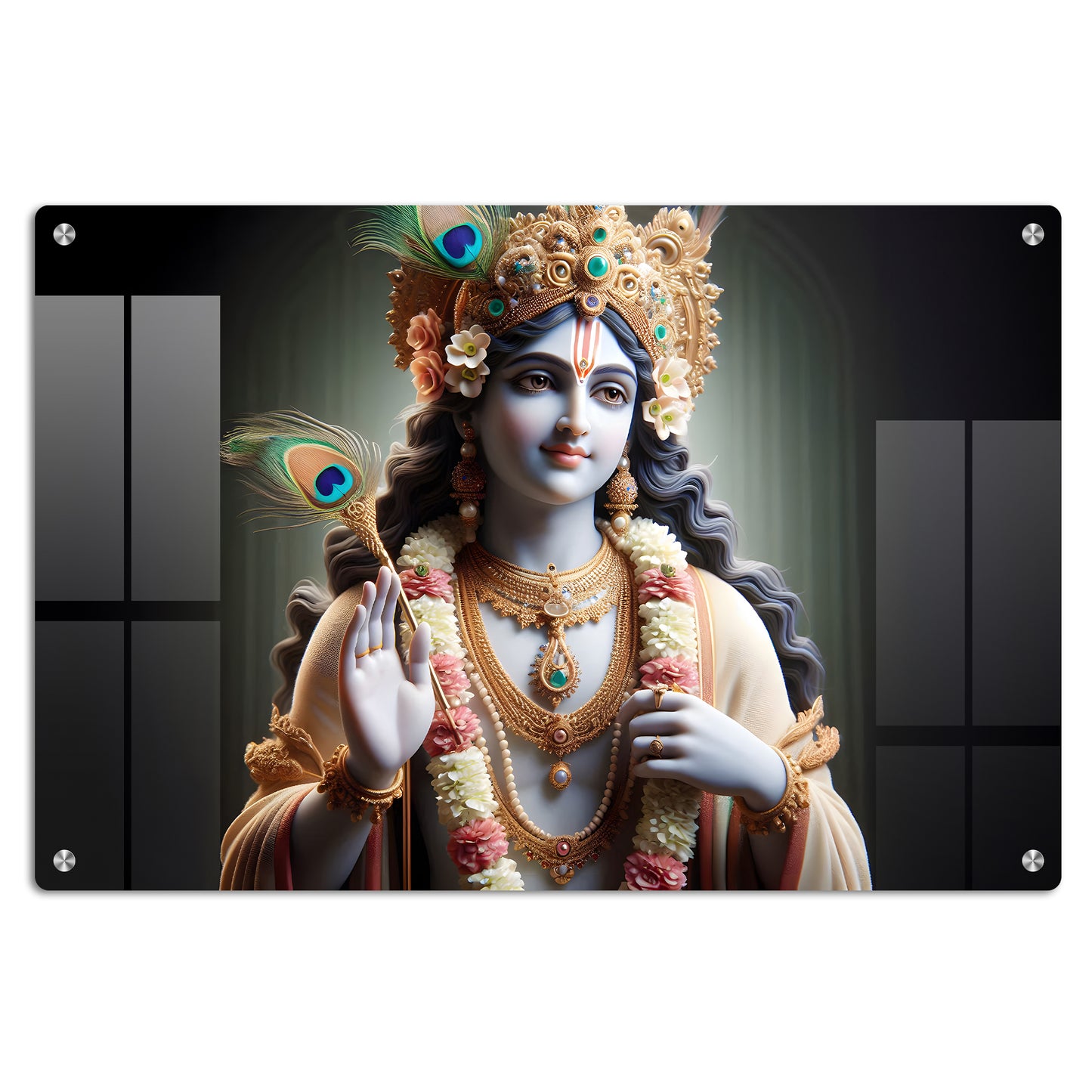 Krishna's Love Wall Decor: A Divine and Inspiring Piece