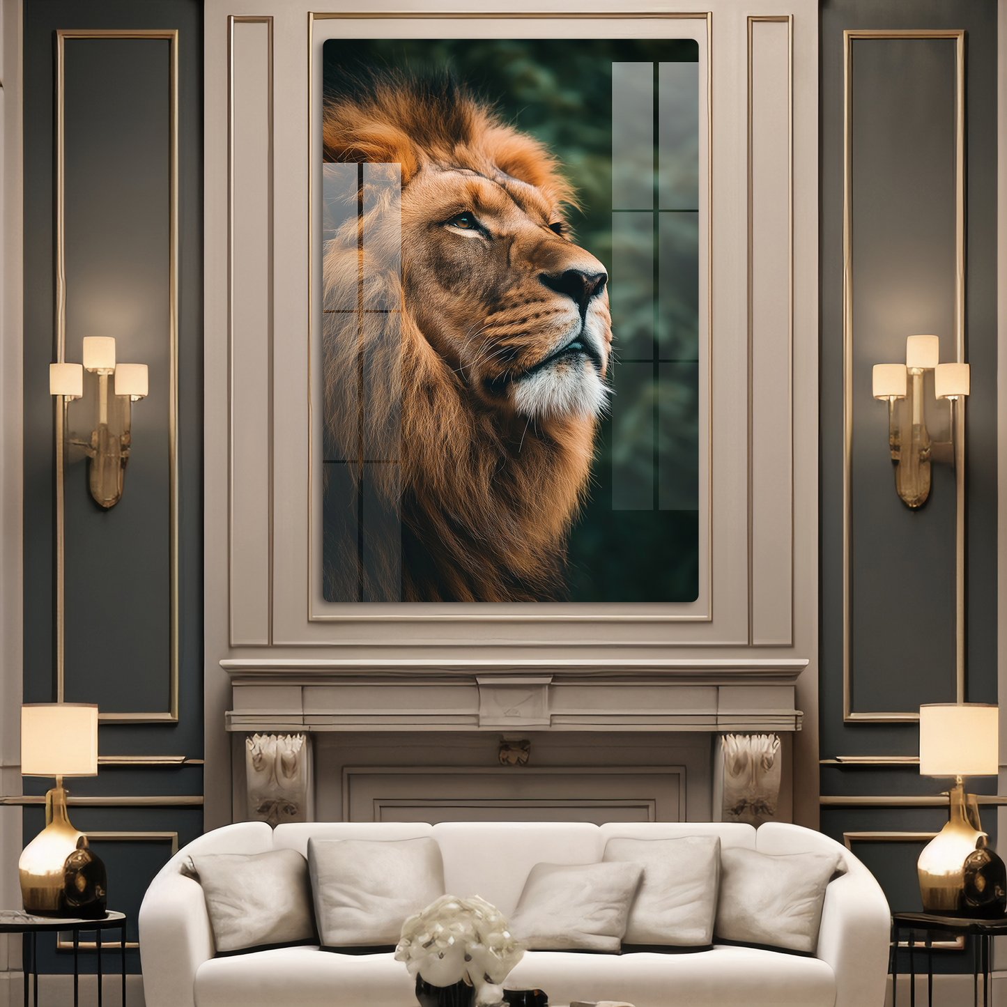Regal Lion Premium Acrylic Wall Art