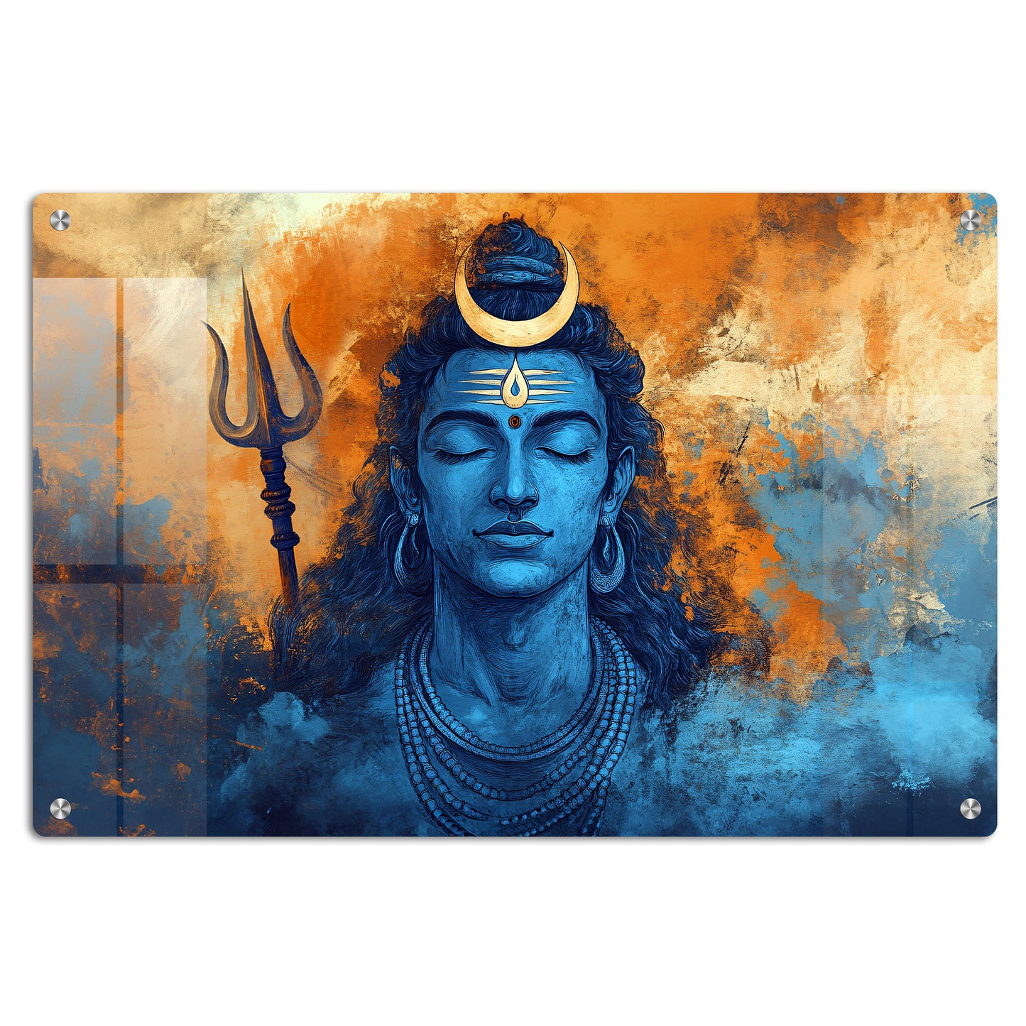 Shiva Yogi Wall Art: A Divine and Meditative Piece