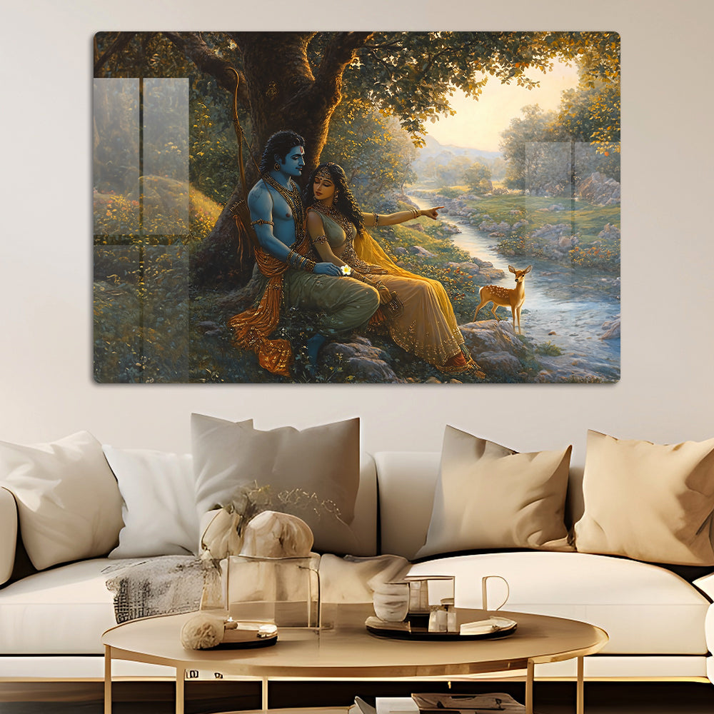 Sita Ram: Divine Couple Wall Art