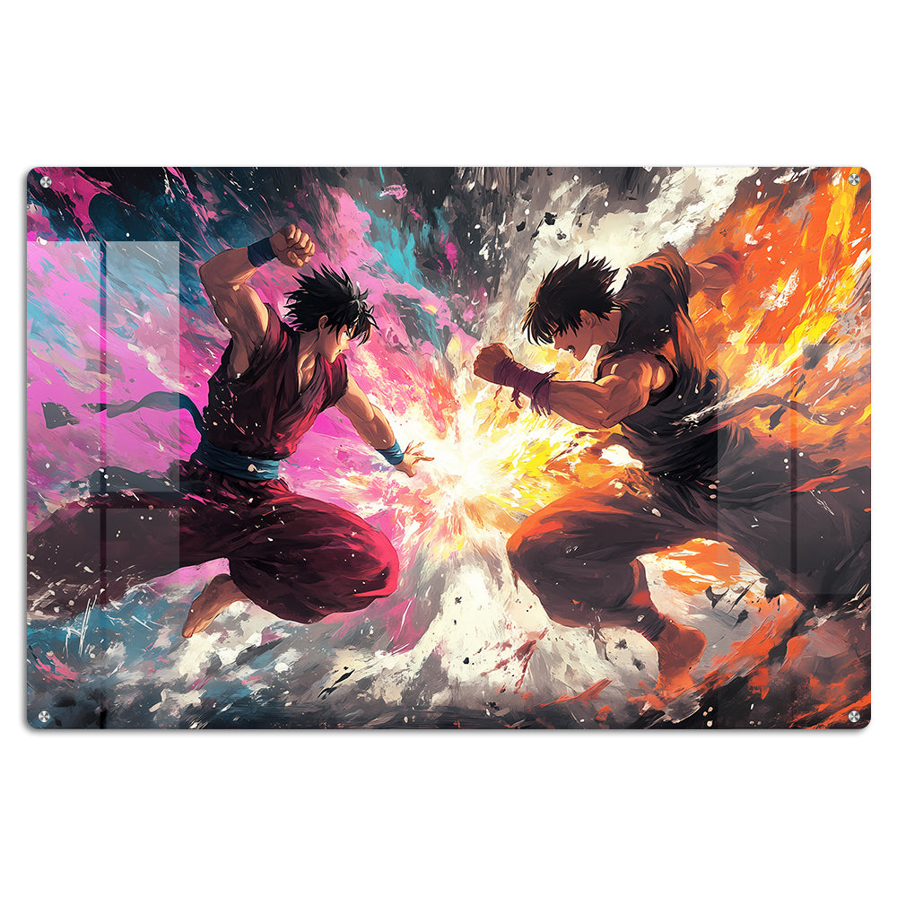 Gen Z World Fighters Anime Wall Art: A Global Battle