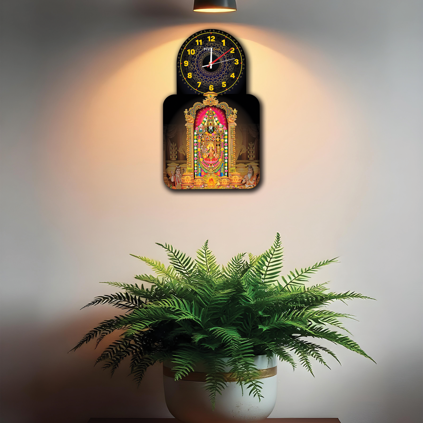 Enhance your Home with the Divine Presence of Tirupati Balaji Wall Clock