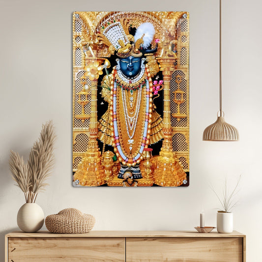 Giriraj Prabhu Wall Art: A Divine and Inspiring Piece