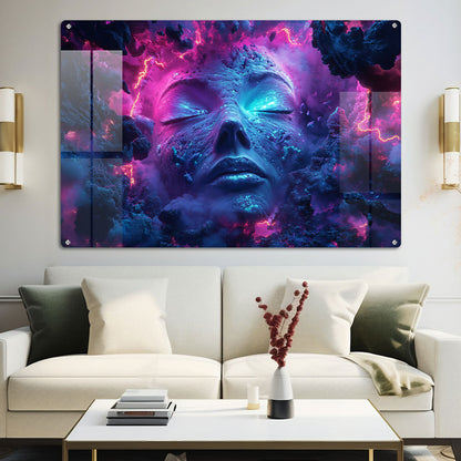 Abstract Face Wall Art: A Modern and Intriguing Piece

