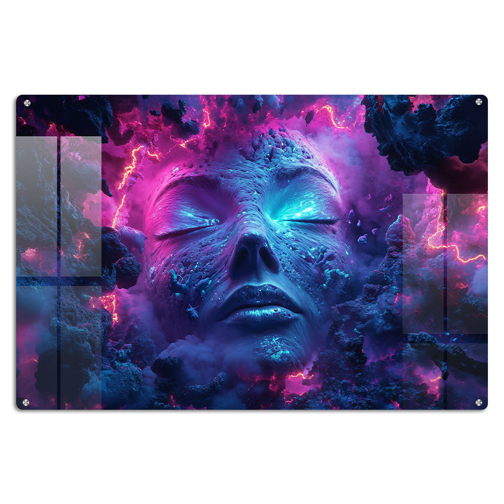 Abstract Face Wall Art: A Modern and Intriguing Piece