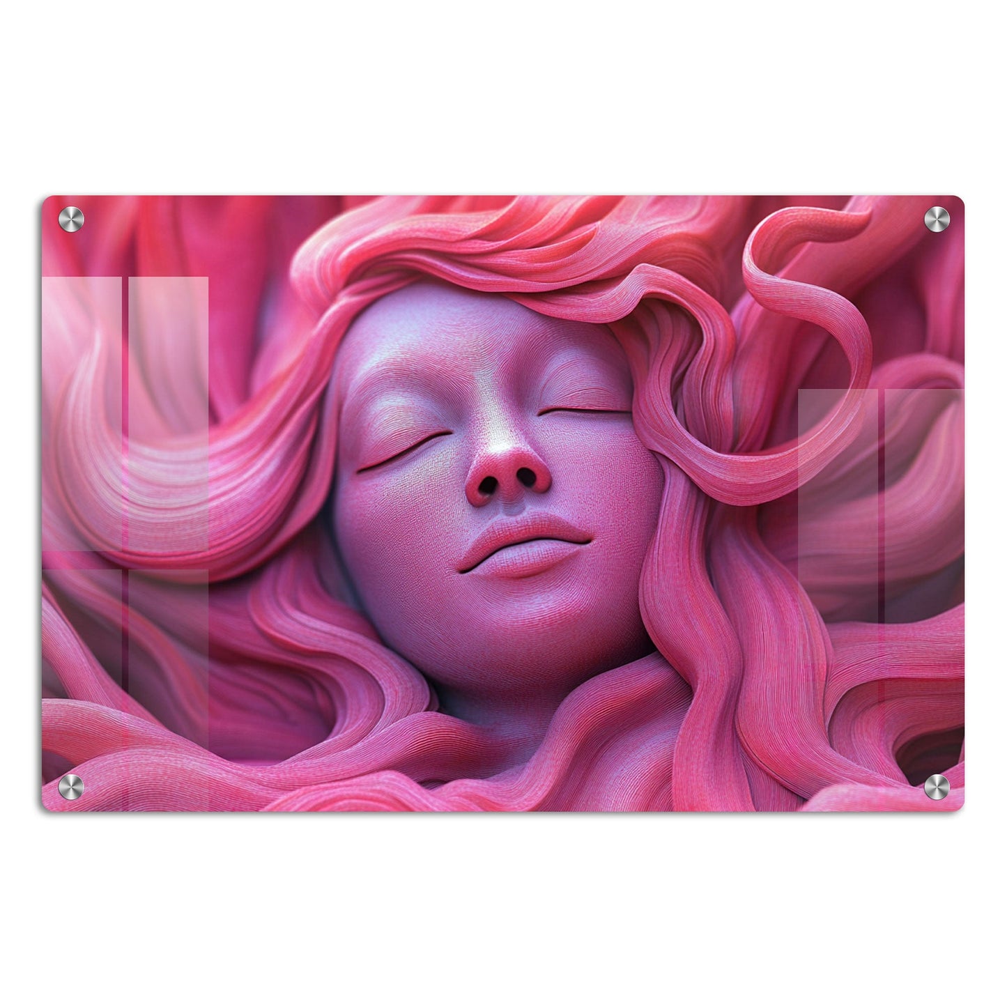 Abstract Lady 3D Wall Art: A Modern and Intriguing Piece
