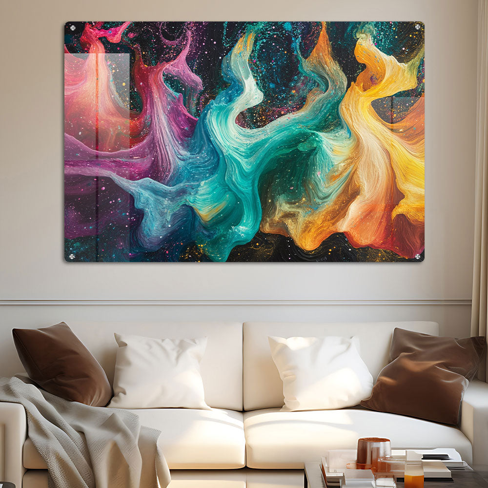 Abstract Mystics Wall Art: A Modern and Intriguing Piece