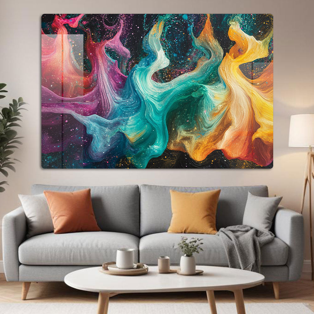Abstract Mystics Wall Art: A Modern and Intriguing Piece