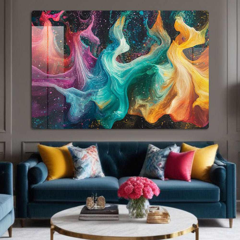 Abstract Mystics Wall Art: A Modern and Intriguing Piece