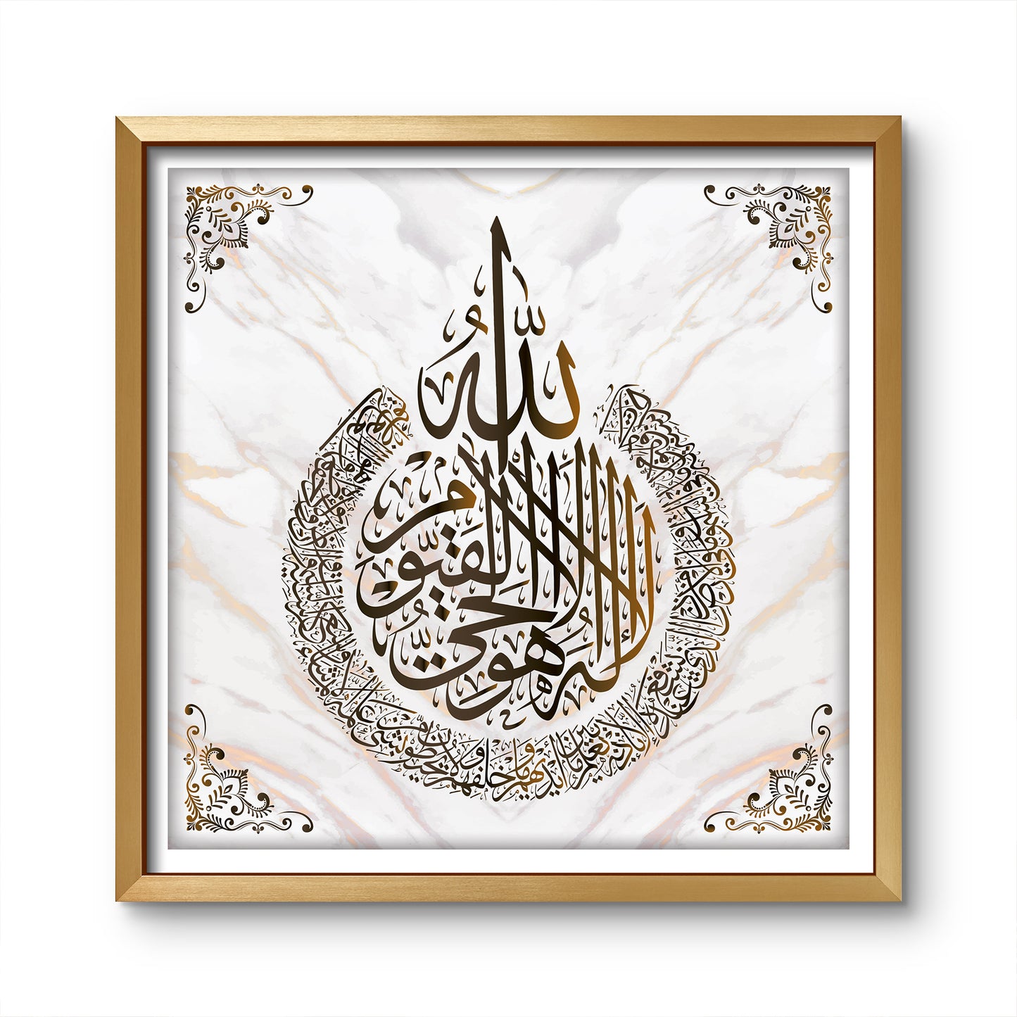 ayatul kursi frame, islamic wall art, quran verse wall hanging, arabic calligraphy decor, ayatul kursi wall decor, muslim home decoration, marble background islamic art, islamic spiritual gifts, islamic art for living room, islamic gift for ramadan, eid mubarak gift, allah verse wall frame, quranic verse in arabic calligraphy, ayat al kursi wall poster, muslim prayer room decor
