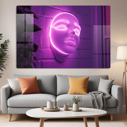 Abstract Face on Wall Art: A Modern and Intriguing Piece