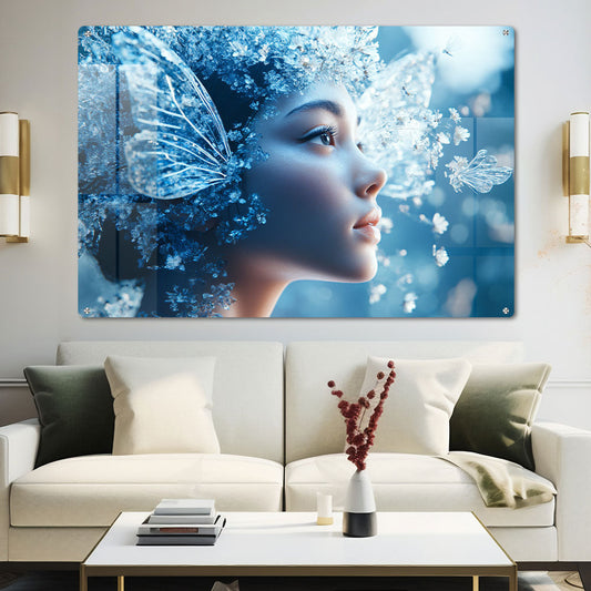 Abstract Fairy Wall Art: A Whimsical and Magical Piece