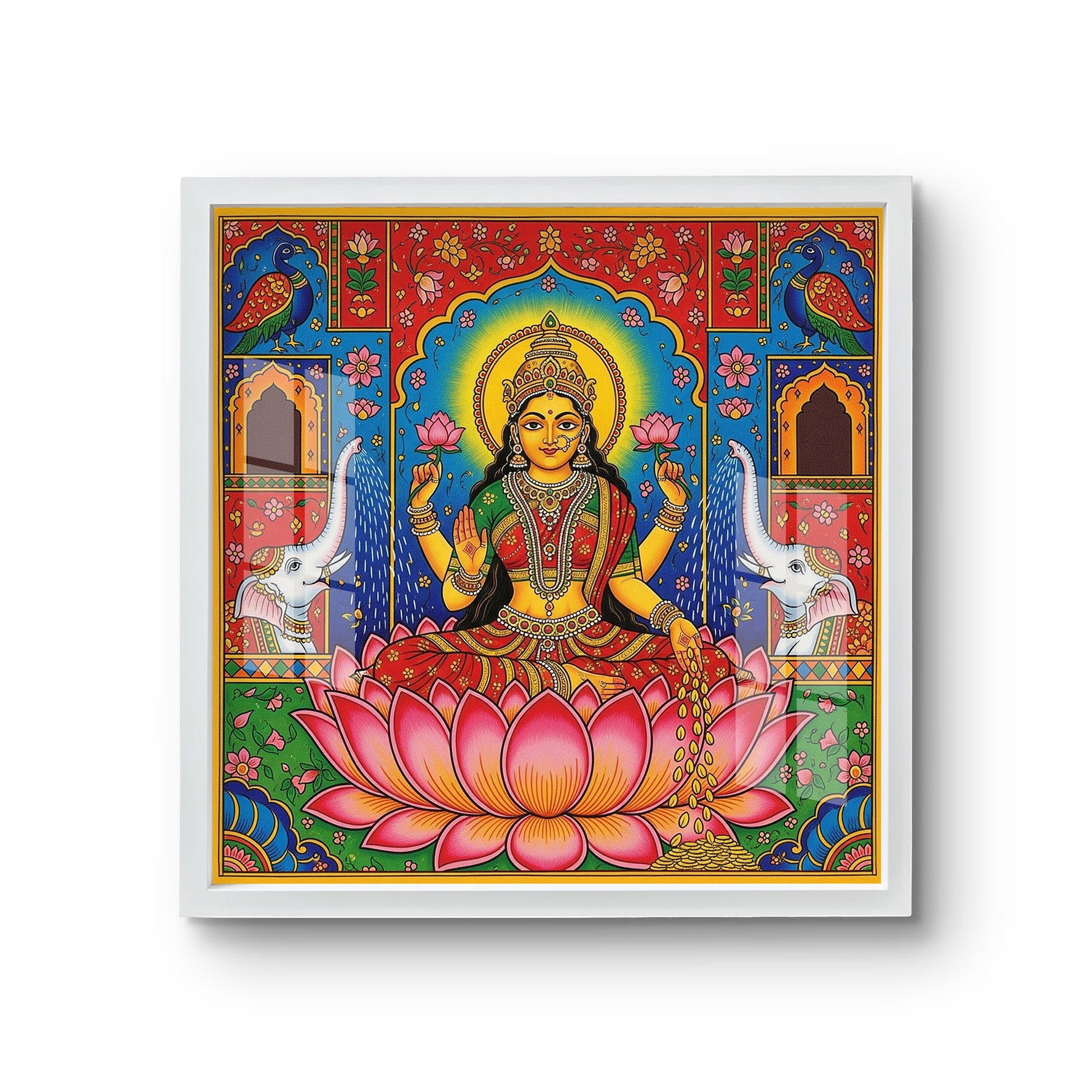 ganesha wall frame, lord ganesha acrylic print, ganpati photo frame, diwali ganesha gift, pooja room ganesha art, hindu god wall hanging, ganesh murti wall art