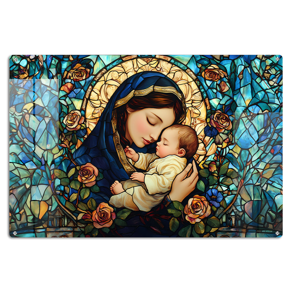 Elegant Serenity: Mother Mary Wall Art
