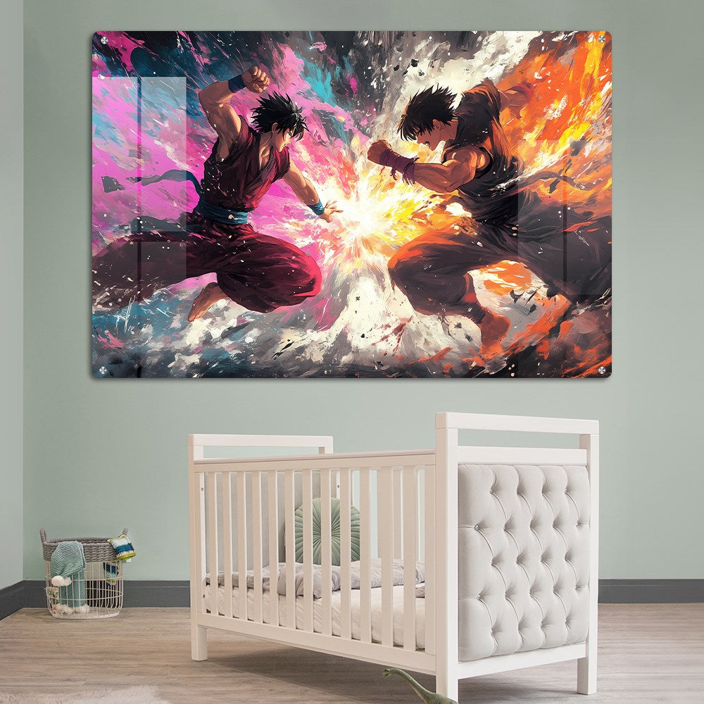 Gen Z World Fighters Anime Wall Art: A Global Battle
