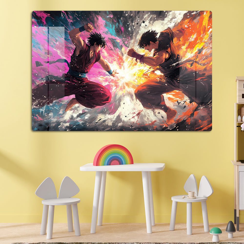 Gen Z World Fighters Anime Wall Art: A Global Battle