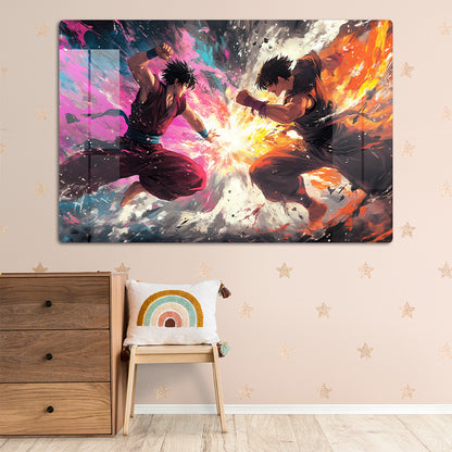 Gen Z World Fighters Anime Wall Art: A Global Battle